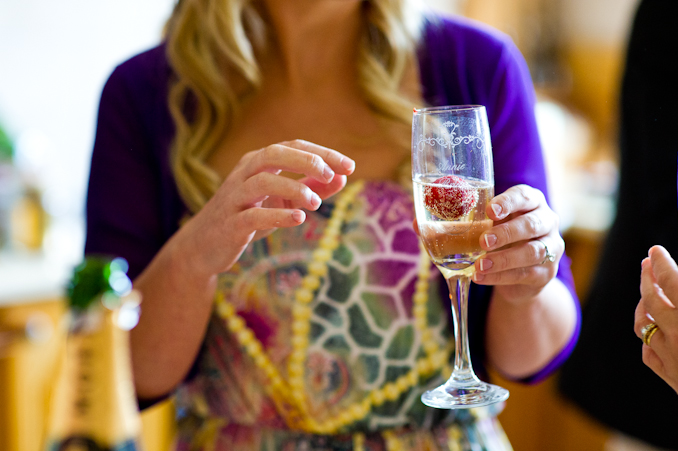 bride champagne glass personalised wedding